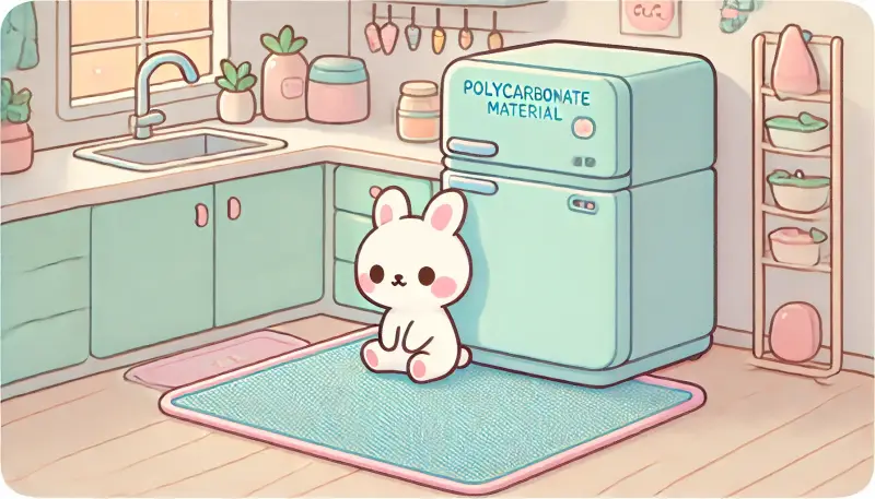 冷蔵庫マット ポリカーボネート デメリットと課題画像