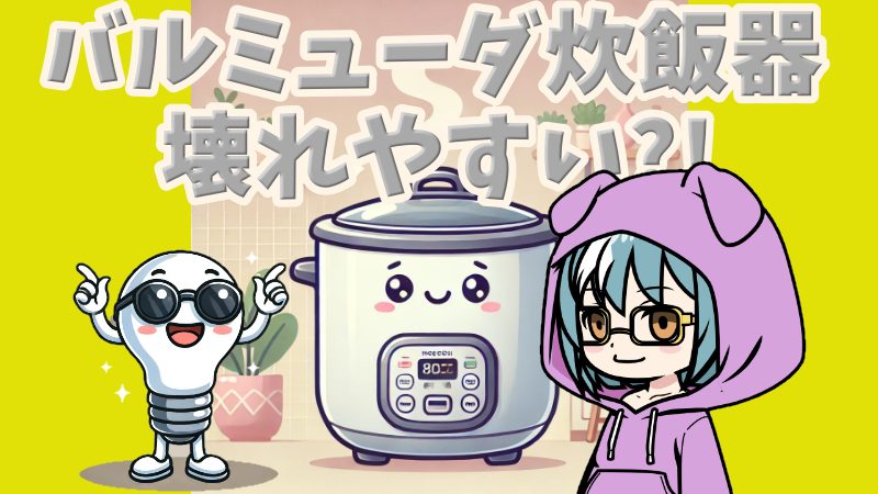 バルミューダ炊飯器は壊れやすいアイキャッチ画像