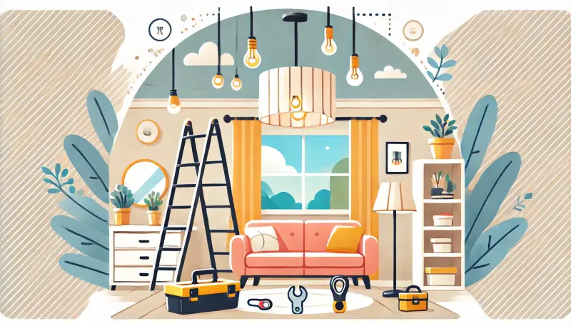 一人暮らし電球交換届かないなら業者に相談