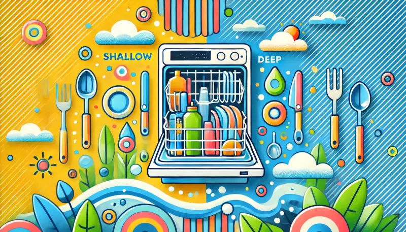 食洗機浅型深型の違いを徹底比較