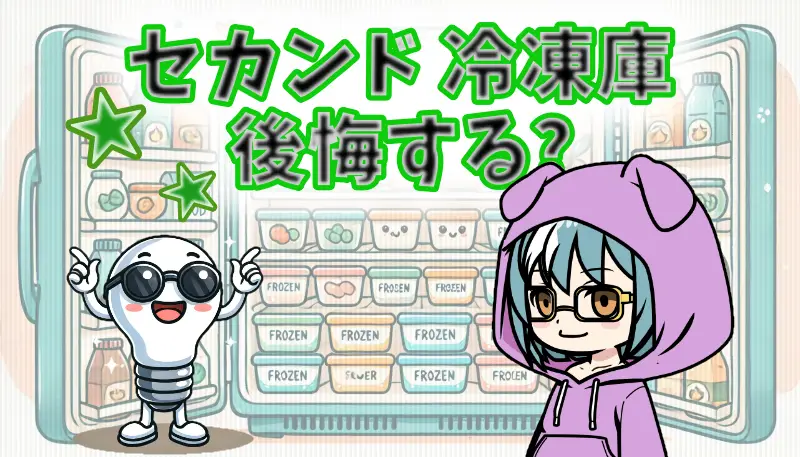 セカンド冷凍庫で後悔する理由と失敗しないコツ！